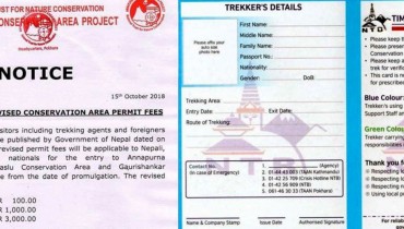 Trekking Permits and National Park Entry Fees in Nepal 